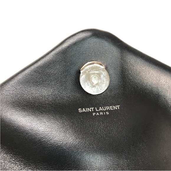 Saint Laurent Lulu Backpack Medium Calf Leather Rucksack Daypack Black - Picture 5 of 7